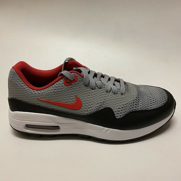 Nike Air Max 1 G Grey Red Spikeless Golf Shoes main image 6